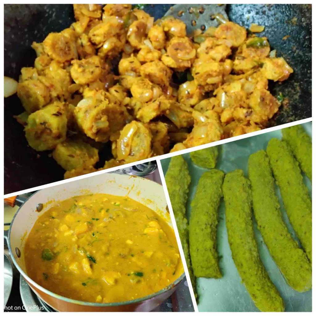 Besan Gatta Dry/Curry