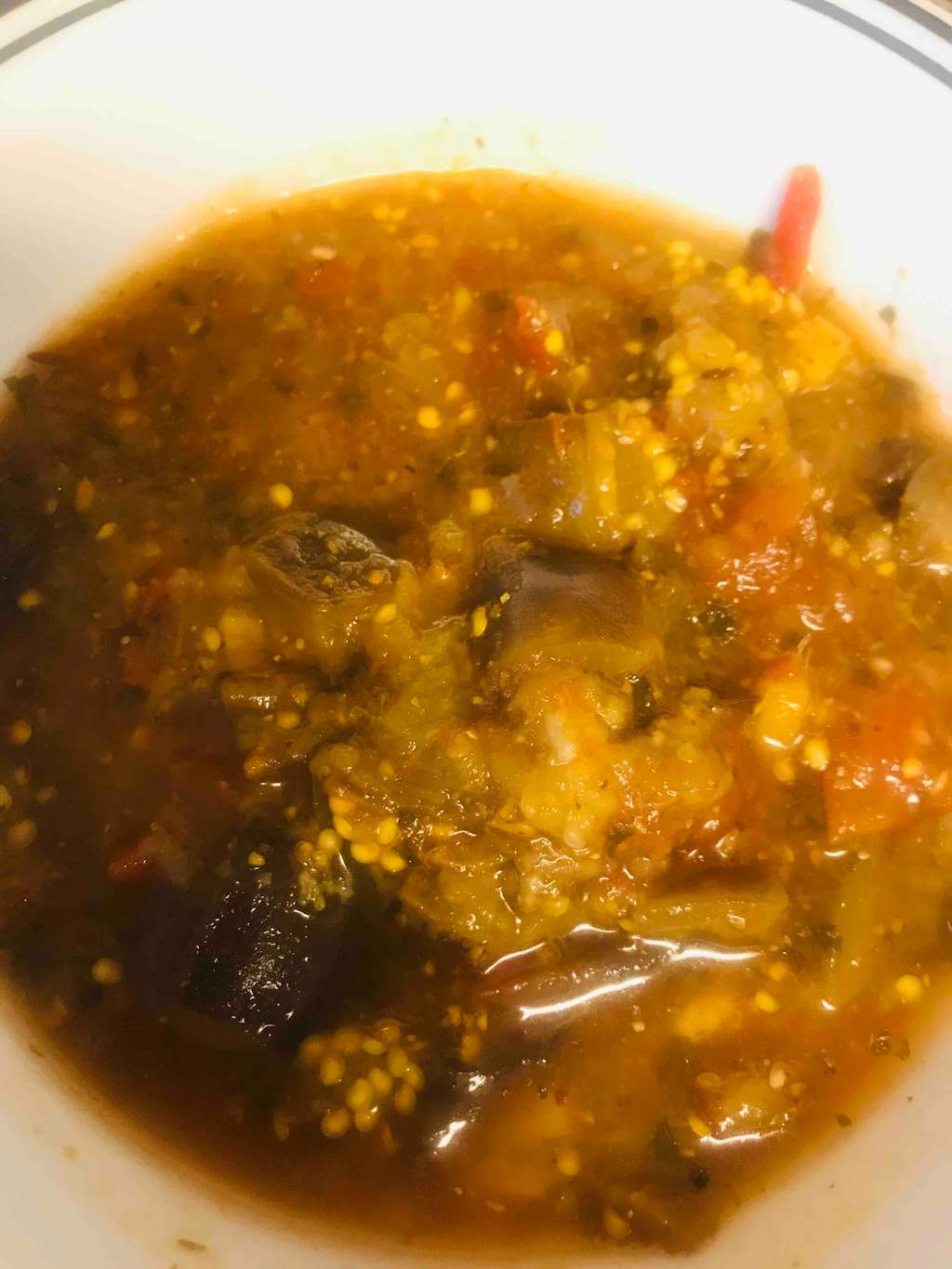 Tangy Baigan Tamatar recipe (Eggplant Tomato)