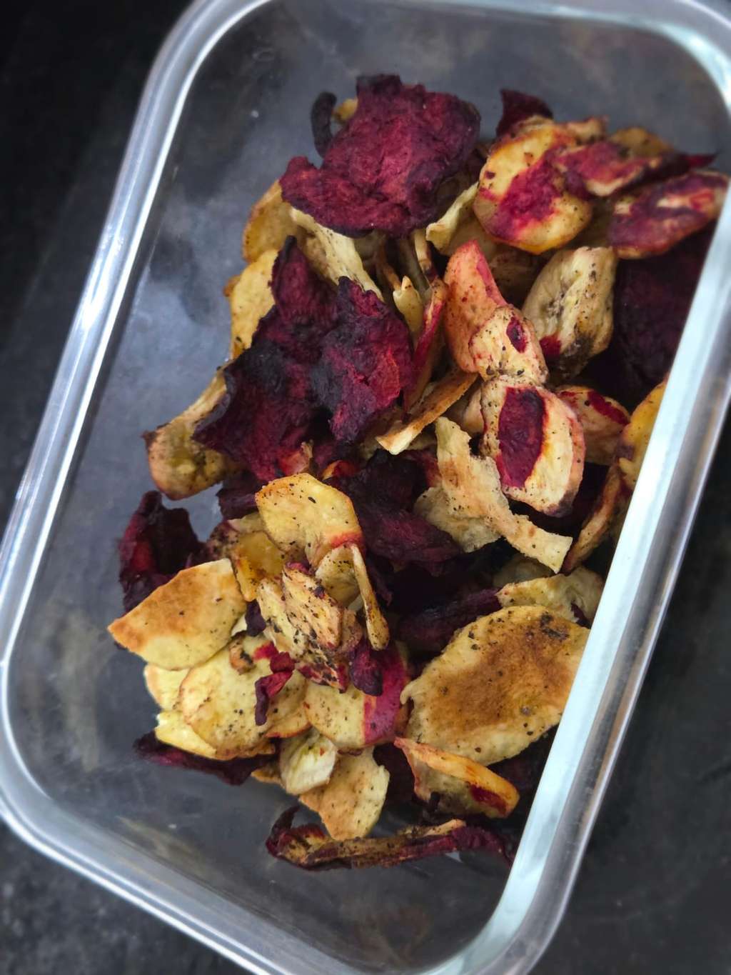 banana sweet potato beetroot chips 