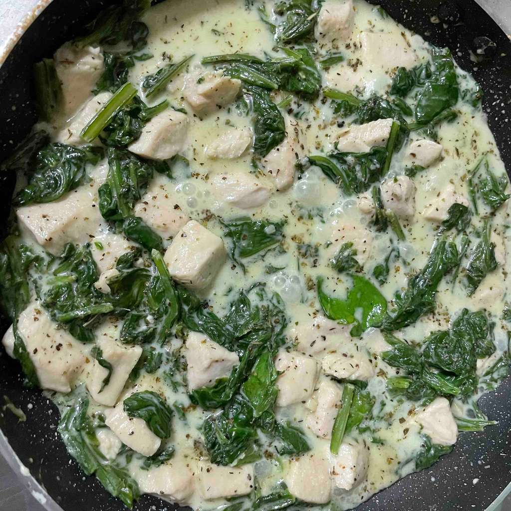 Spinach Cheese Garlic Chicken