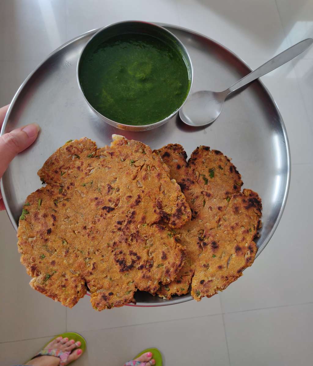 Masala soya paratha