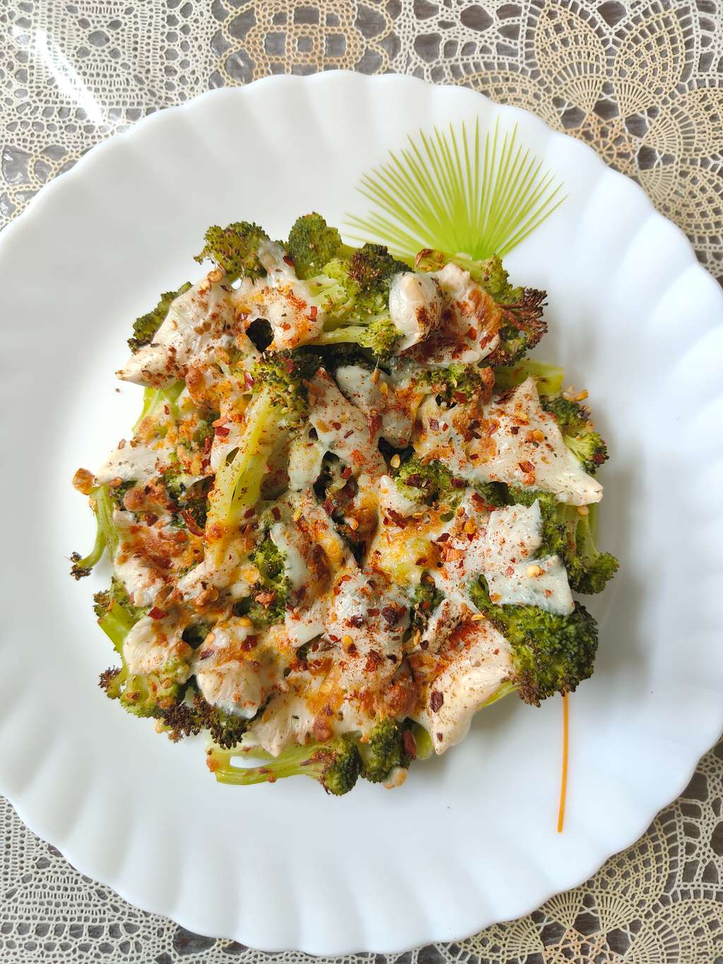 Baked Cheesey Broccoli