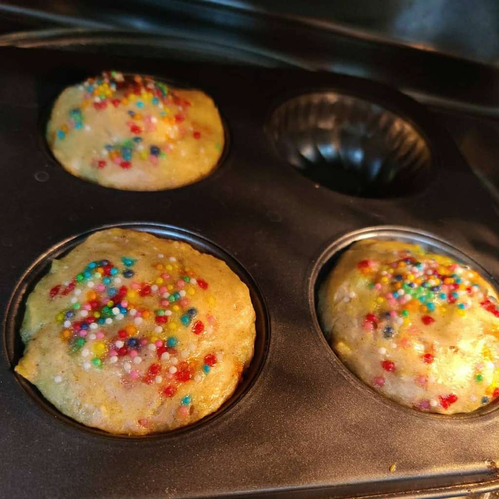 whey banana muffin