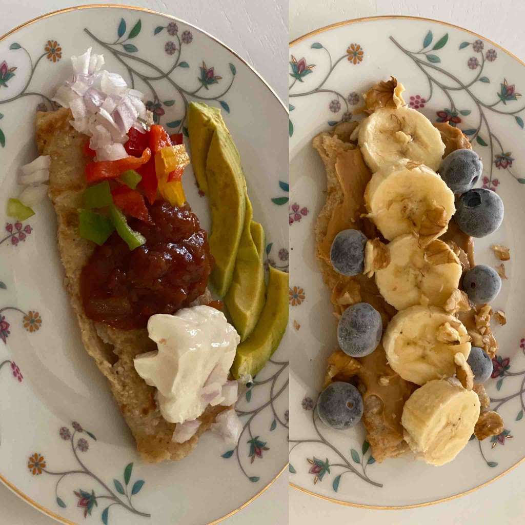 oat crepes