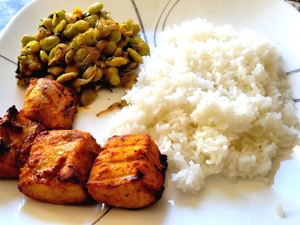 airfried fish masala (mahi mahi)