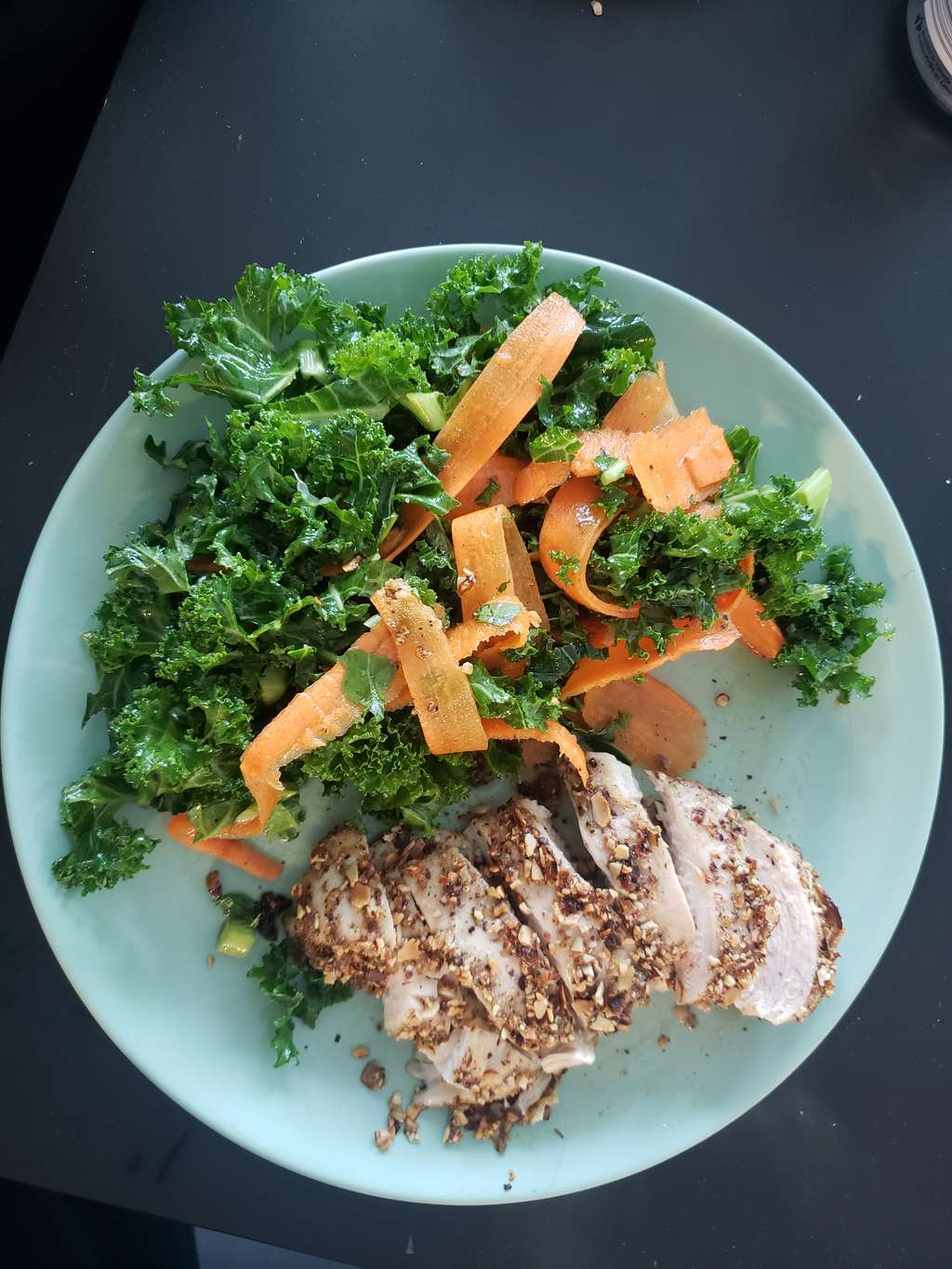 Almond crusted chicken