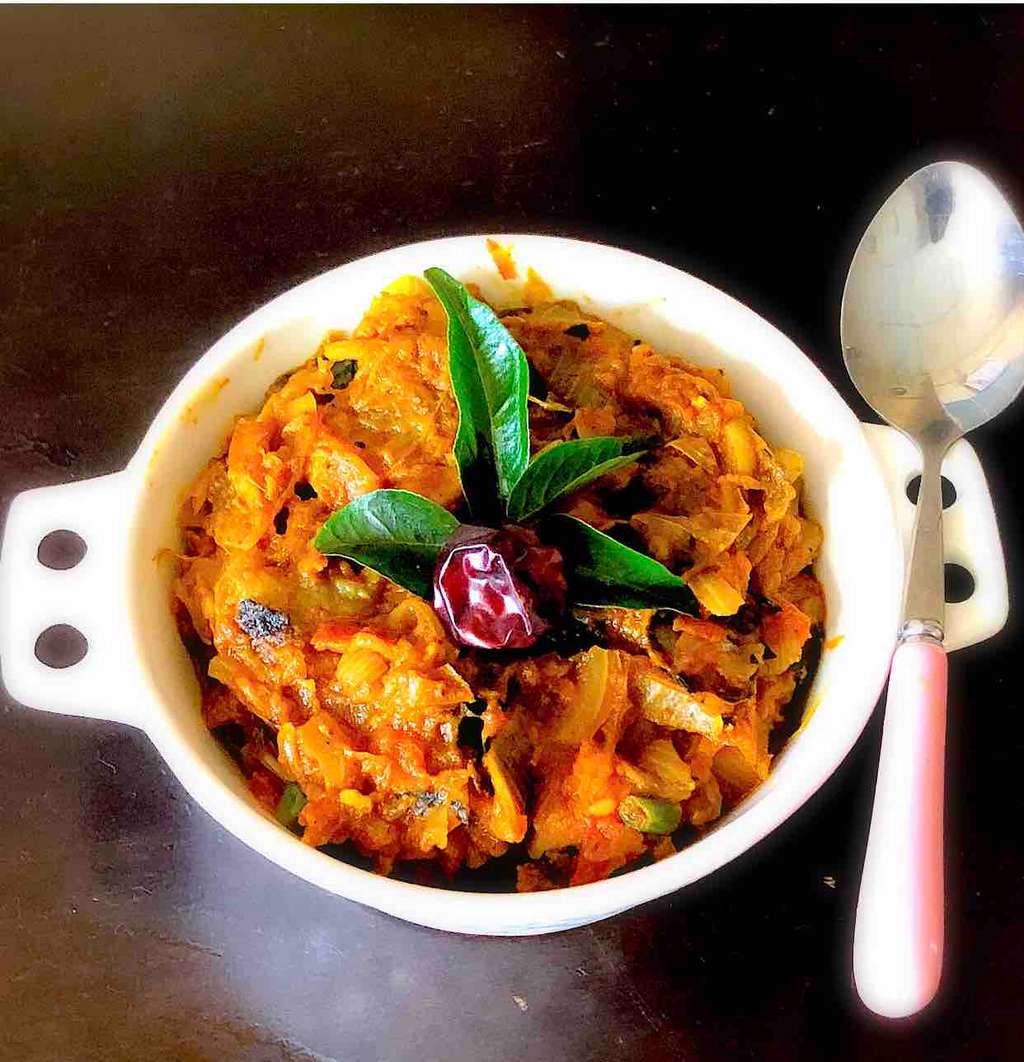 वांग्याचा ठेचा (Grilled eggplant)