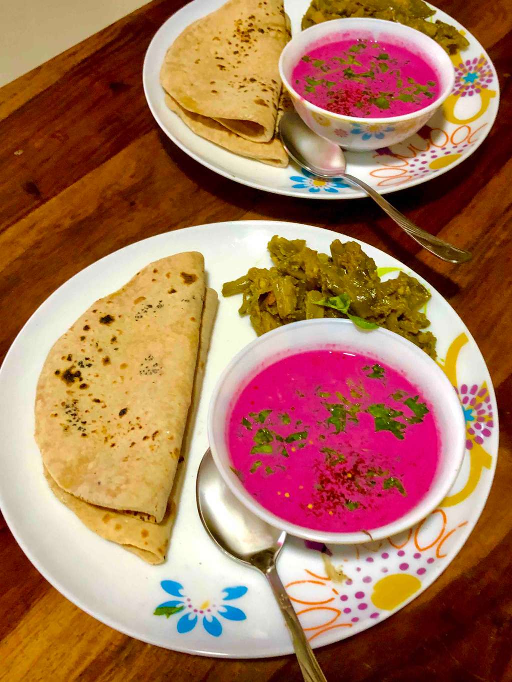 beet root pachadi ( low calorie , serves 1)