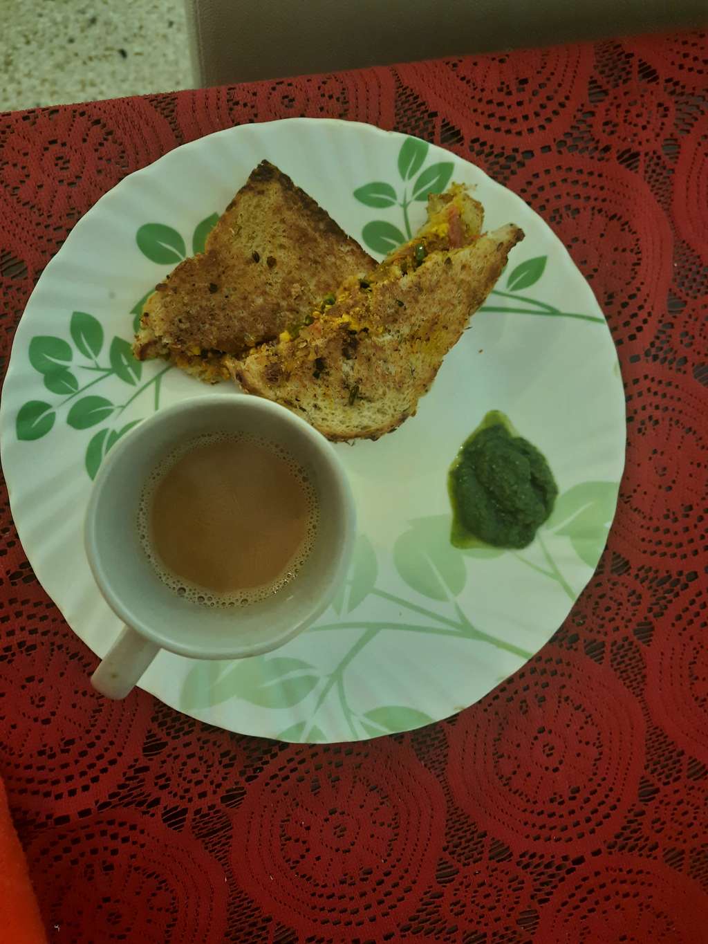 paneer bhurji sandwich 
