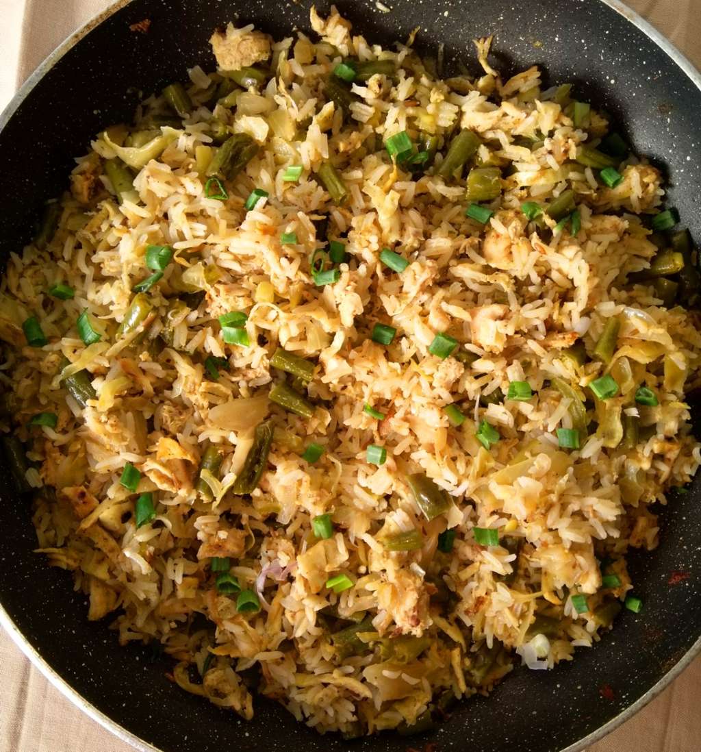 Green Beans Fried Rice (Serve 2)
