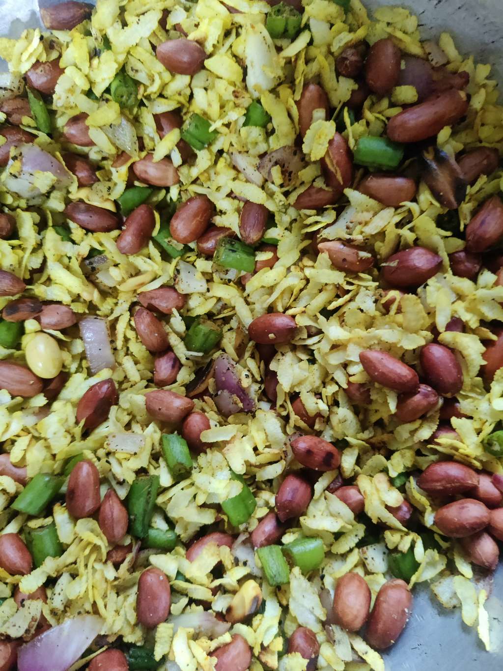 Crispy Mix Veg. Poha