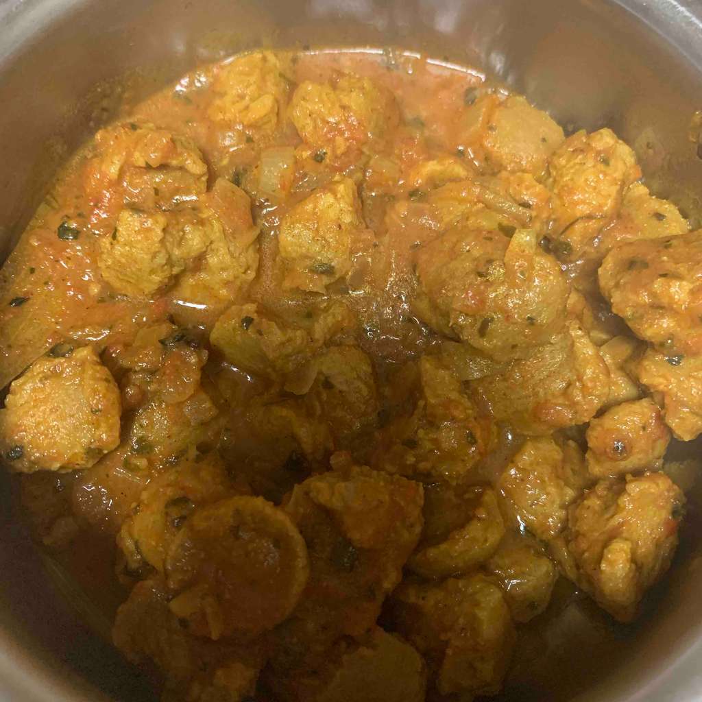 Soya chunks curry