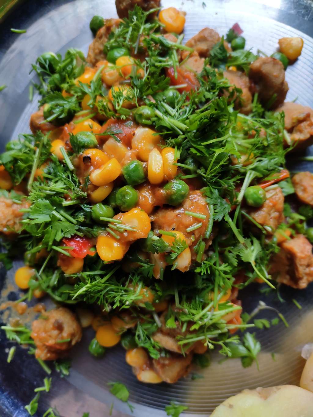 soya corn curry