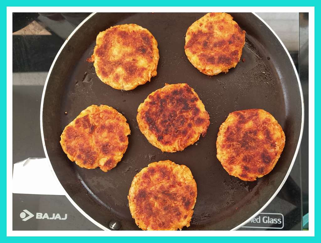 Aloo Paneer Tikki (Vrat/Upwas/Fast)