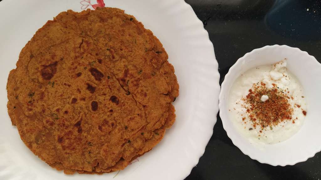 Aloo Paratha with goodness of soya 