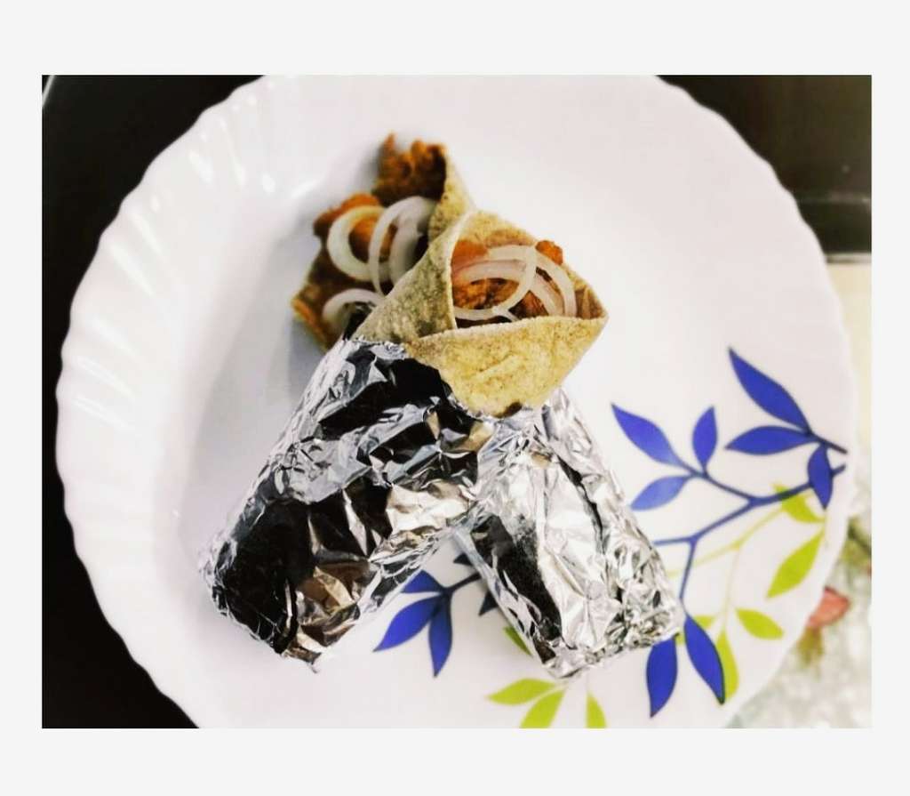 Multi grain chicken wrap