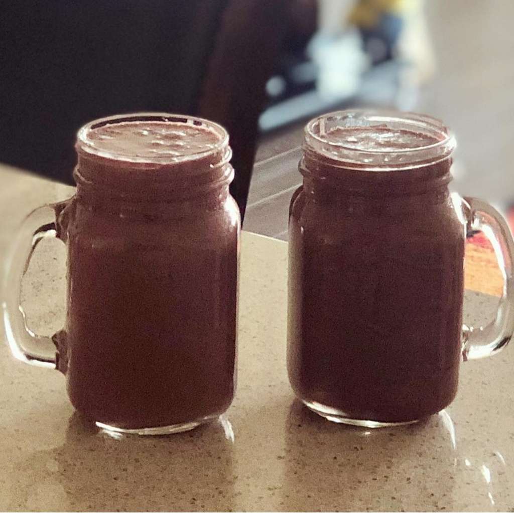 protein chocolate smoothie!!!