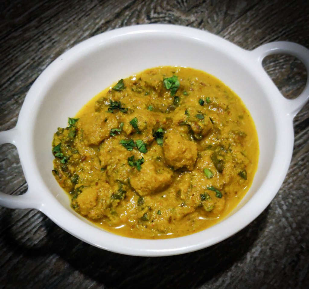 Soyabean Gatta Curry
