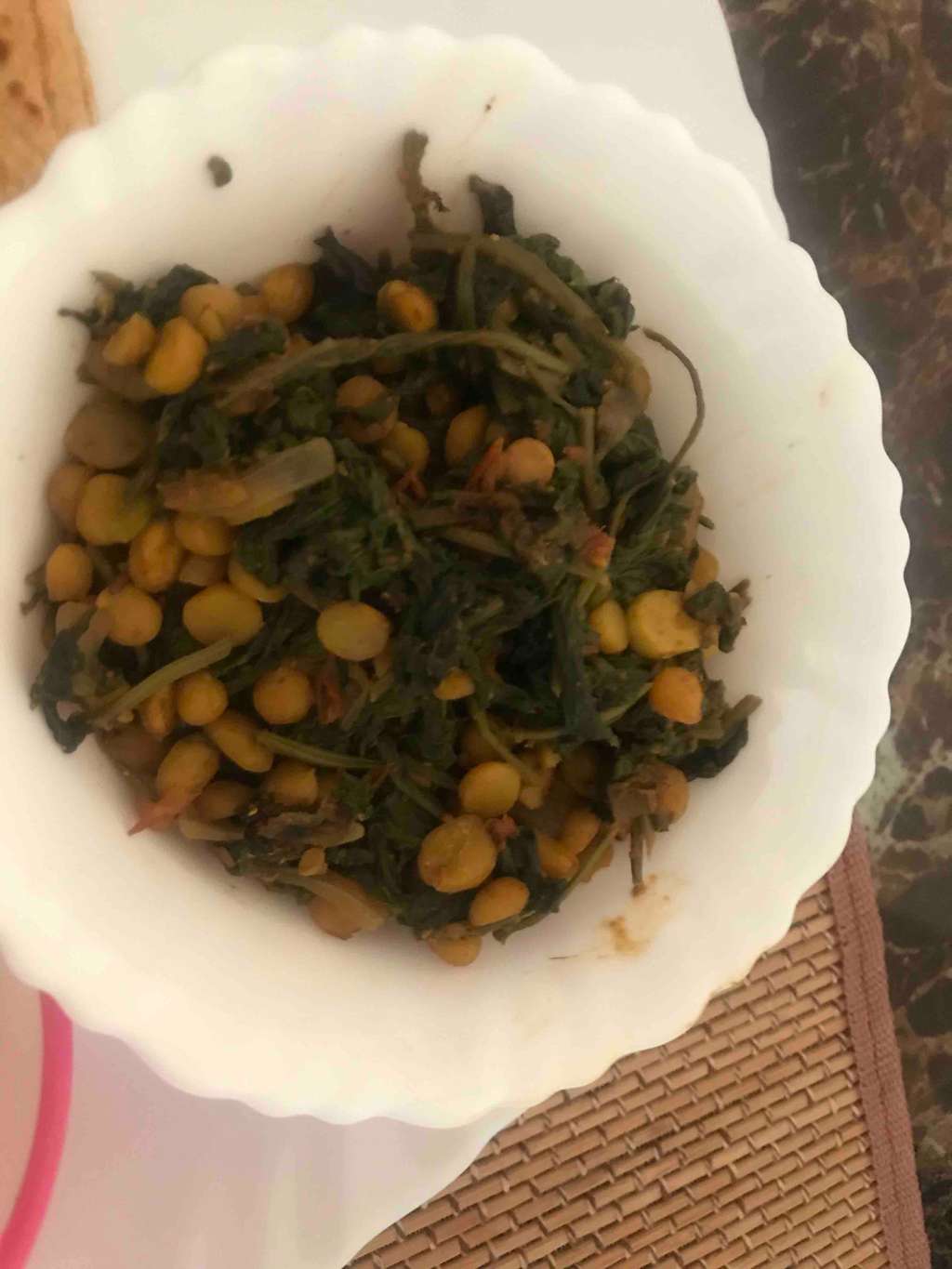 Chana palak dal