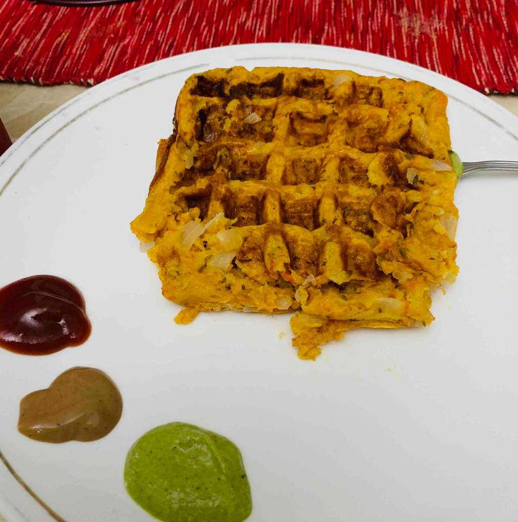 Veggie waffles 