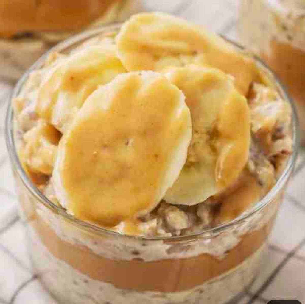 Peanut Butter Banana Overnight Oats