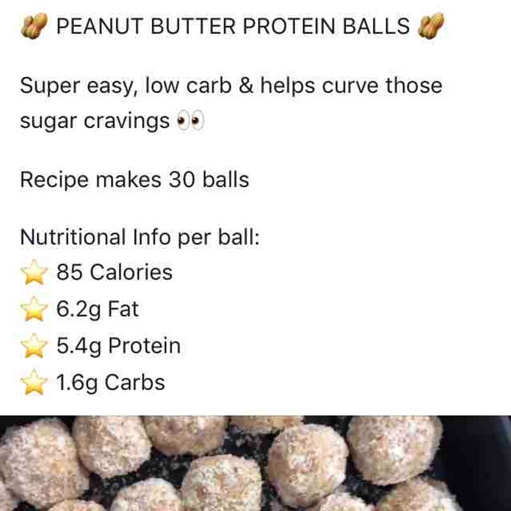 Peanut Butter Protein Balls 