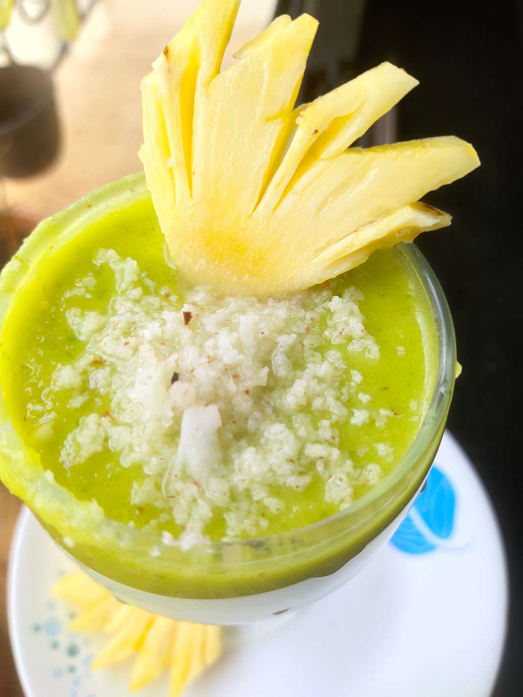 Pineapple and Spinach energy booster juice