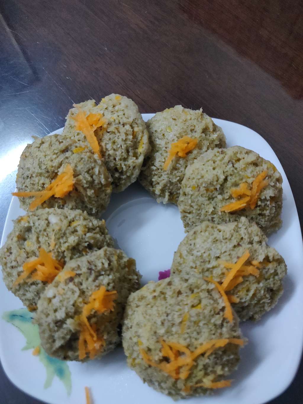 Green Moong Dhal mini-Idly