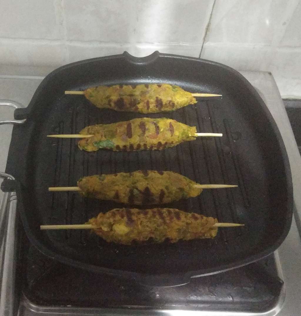 Veg seekh kabab