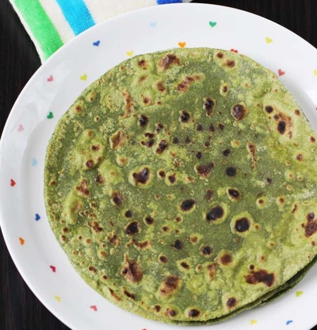 Punjabi palak parantha