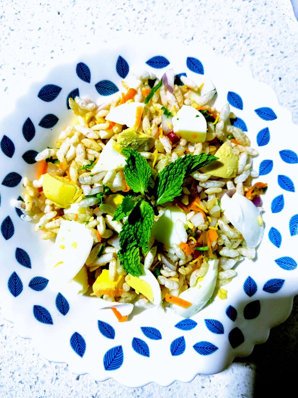 egg bhel - chat