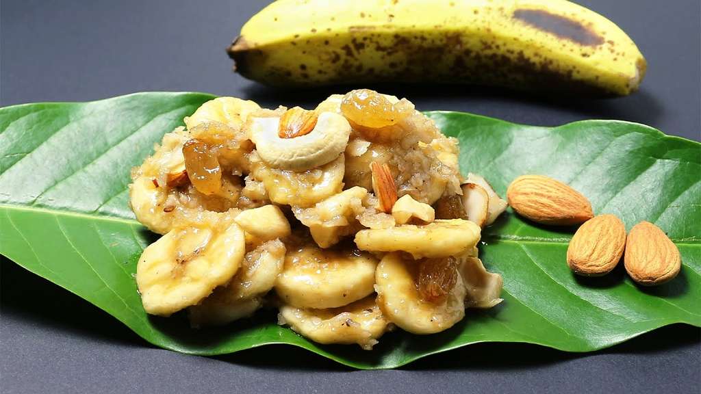 Banana Ghee Jaggery Salad