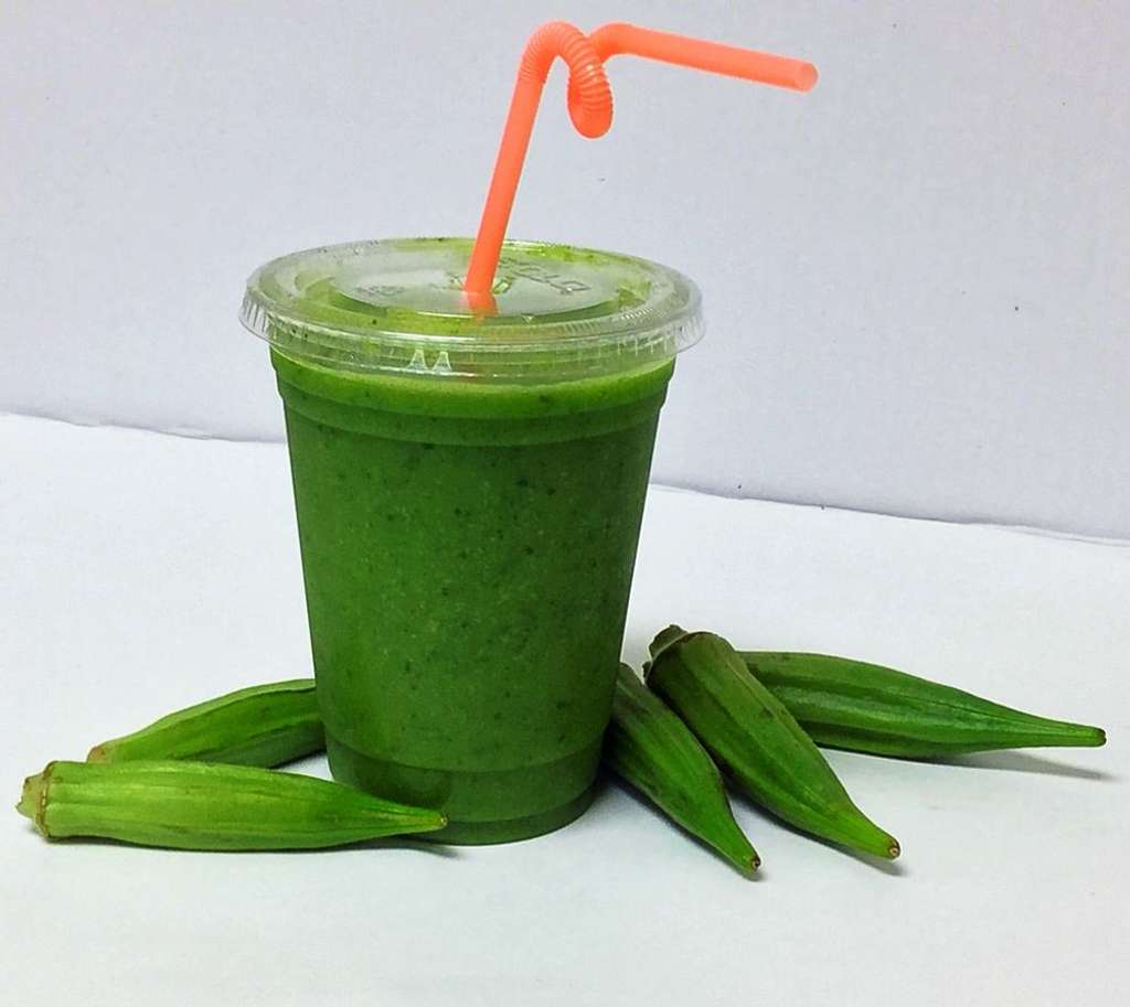 ladies finger milk shake