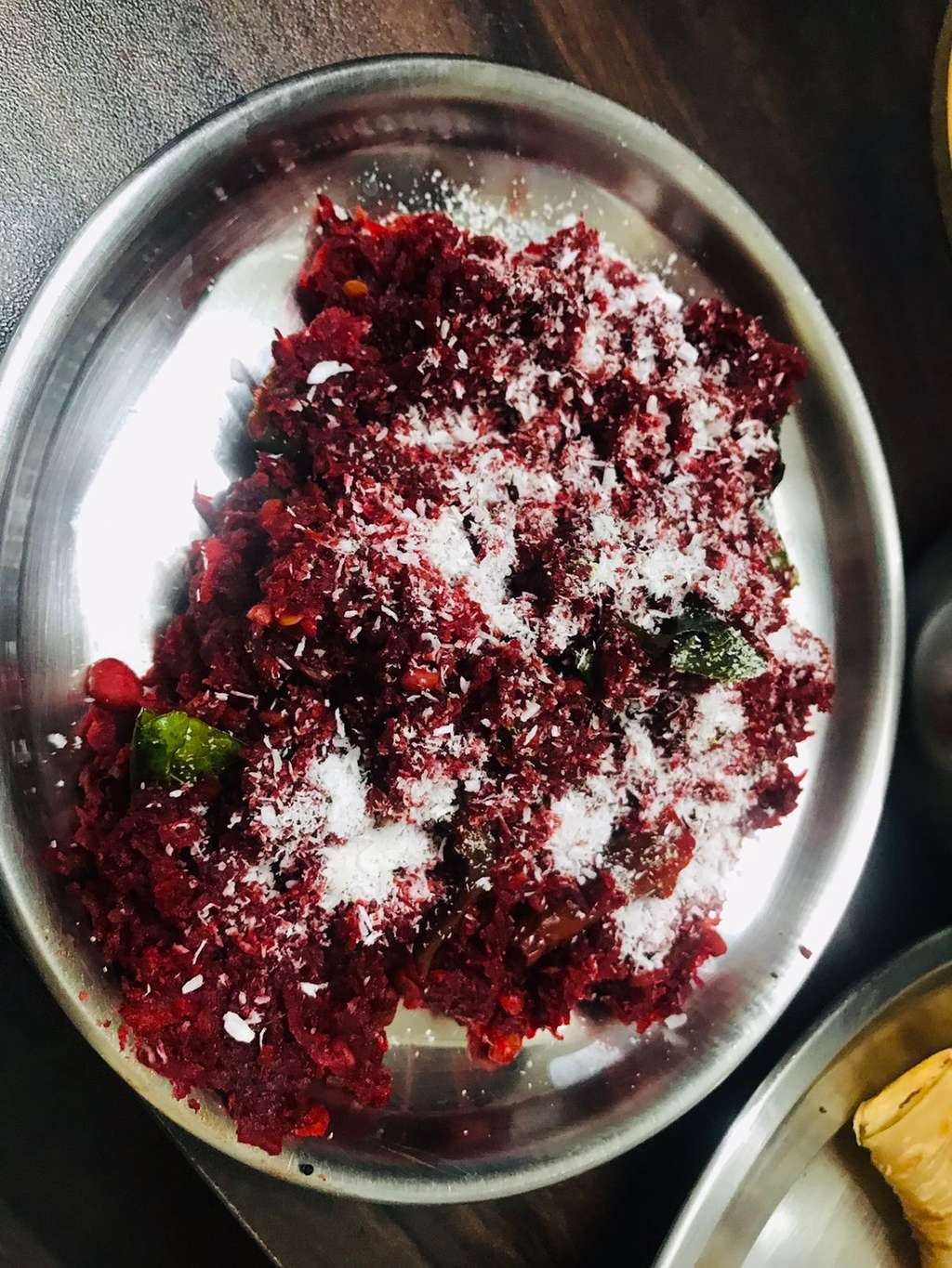 Beetroot palya (South Indian style)