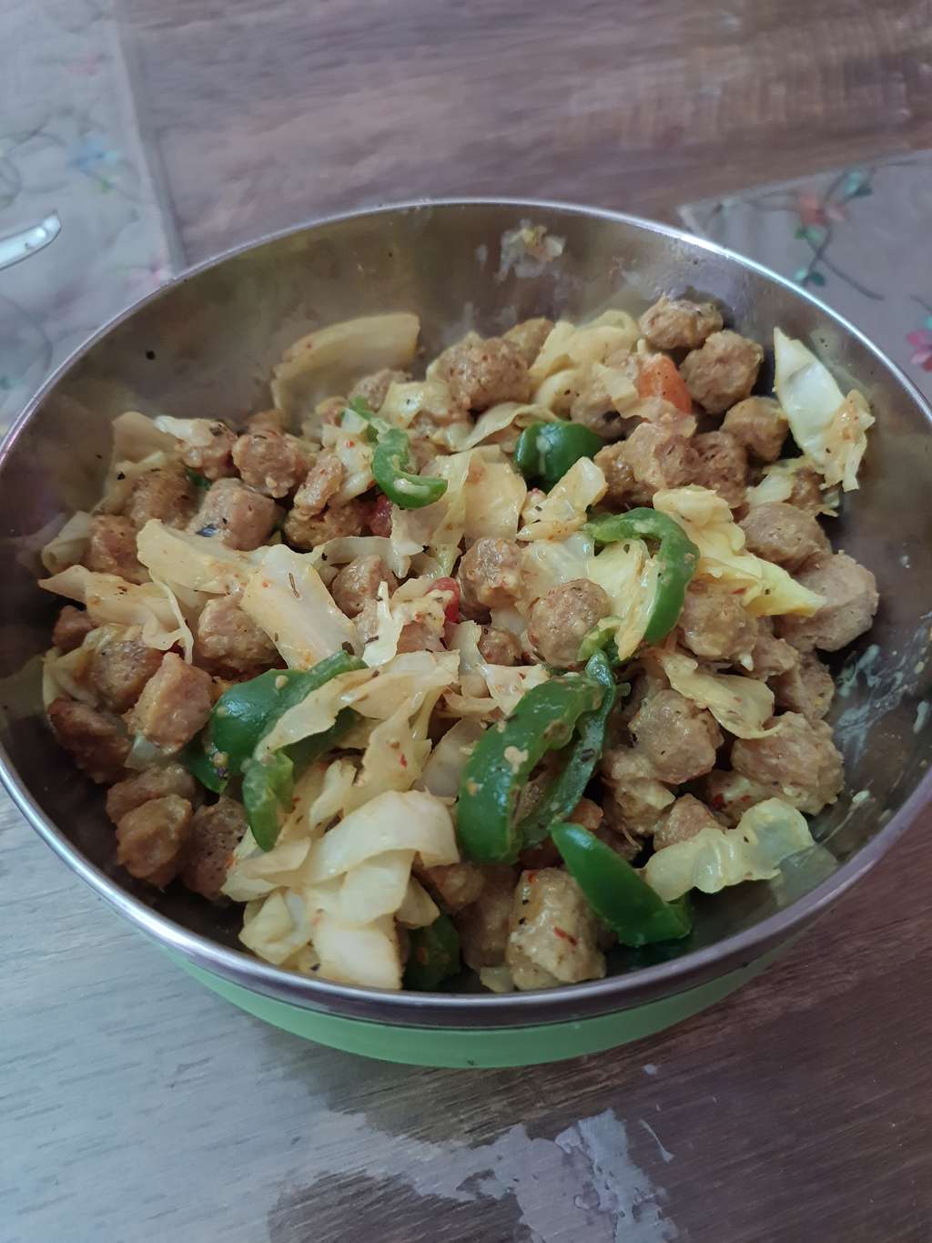 veg. cheese mini soya pulav