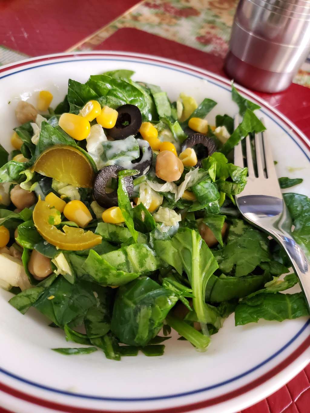 Palak Chana Salad
