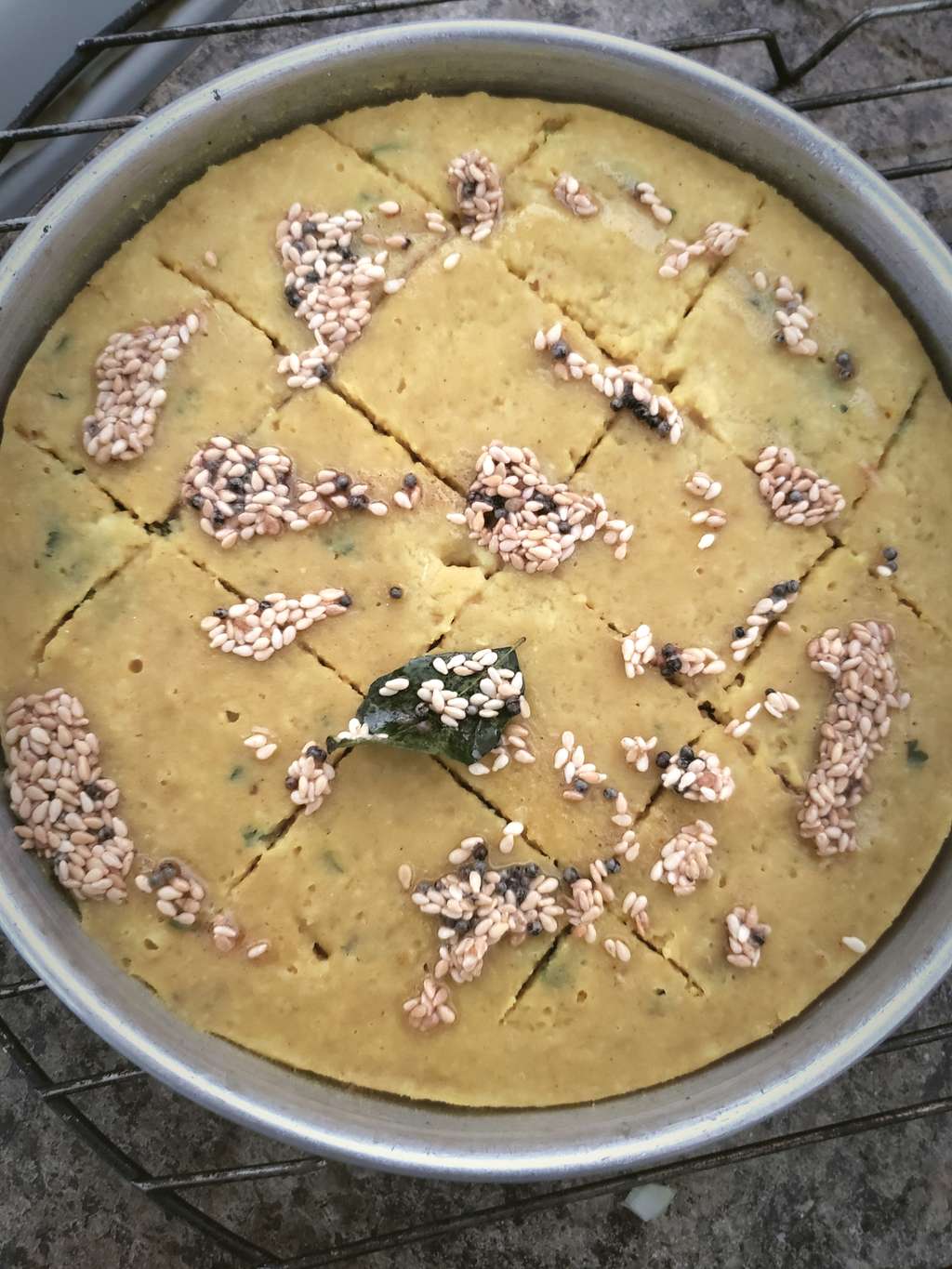 Soya besan Dhokla
