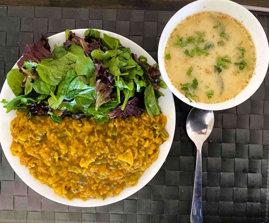 Veg Masala Khichadi & Kadhi