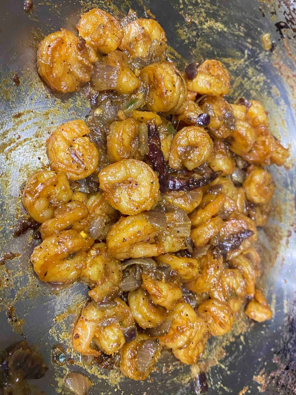 Prawn Pepper Fry