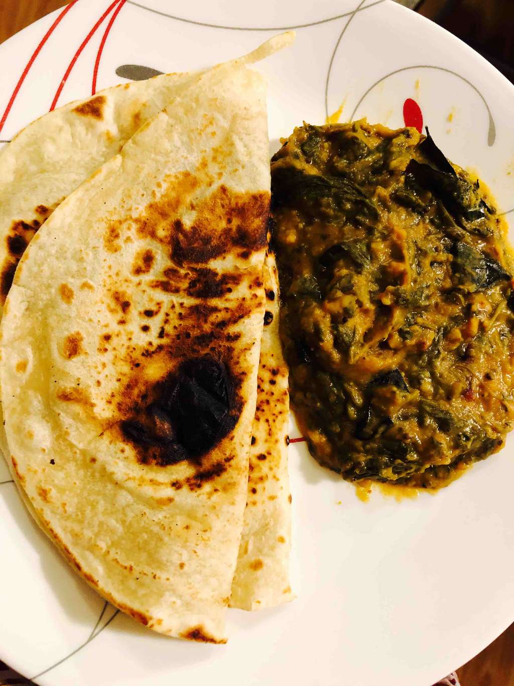 Spinach Dal one pot