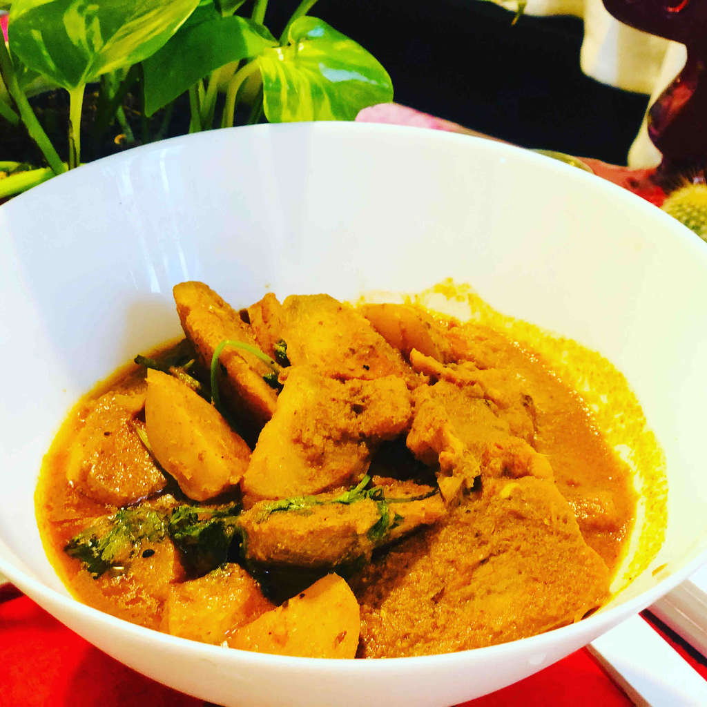 vegetarian fish curry
