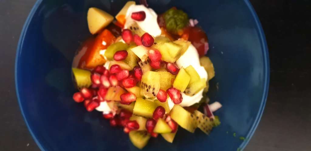 Aloo & Fruit Chat
