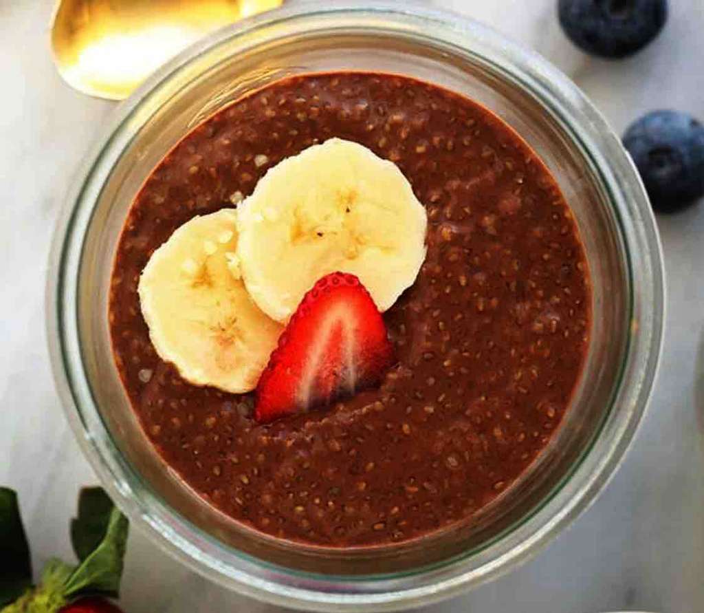 Chocolate Chia seeds pudding