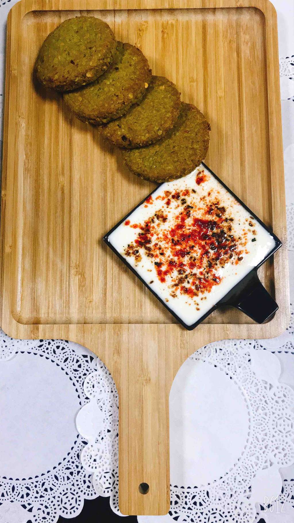 Palak kachori tikki