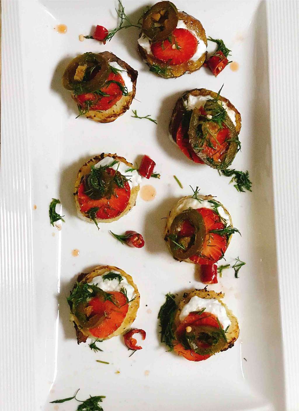STRAWBERRY SWEET POTATO CROSTINI