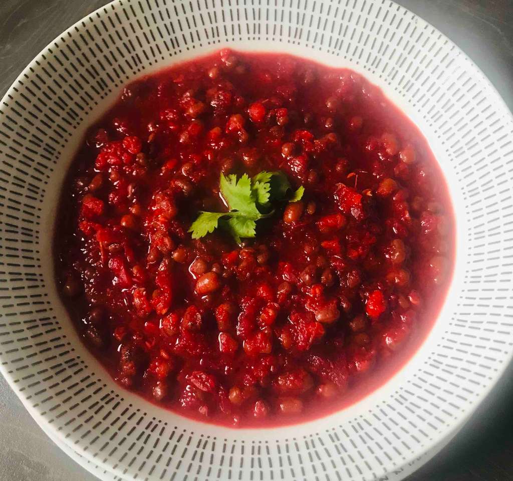 Beetroot Moong Soup 
