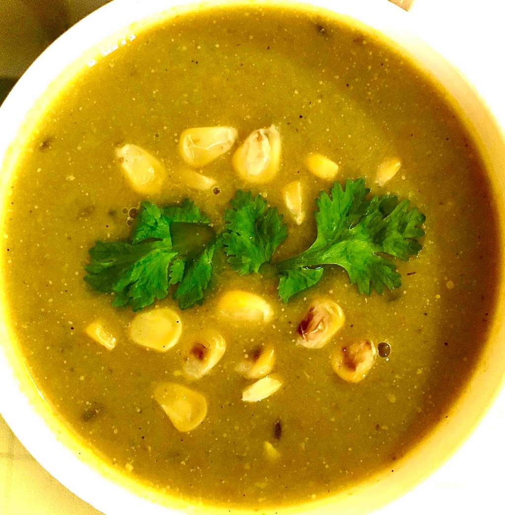 Broccoli-corn soup
