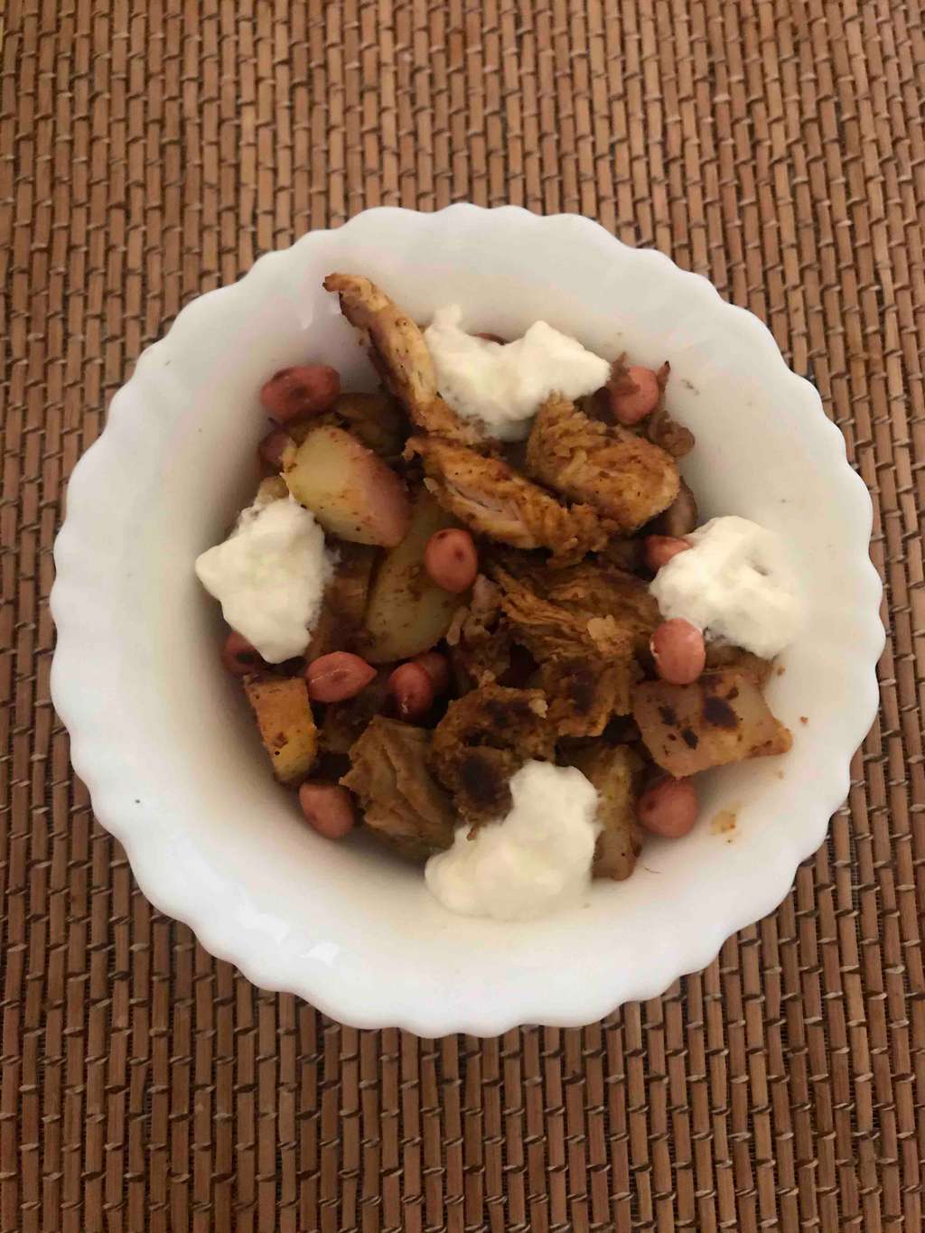 Chicken & sweet potato stir fry