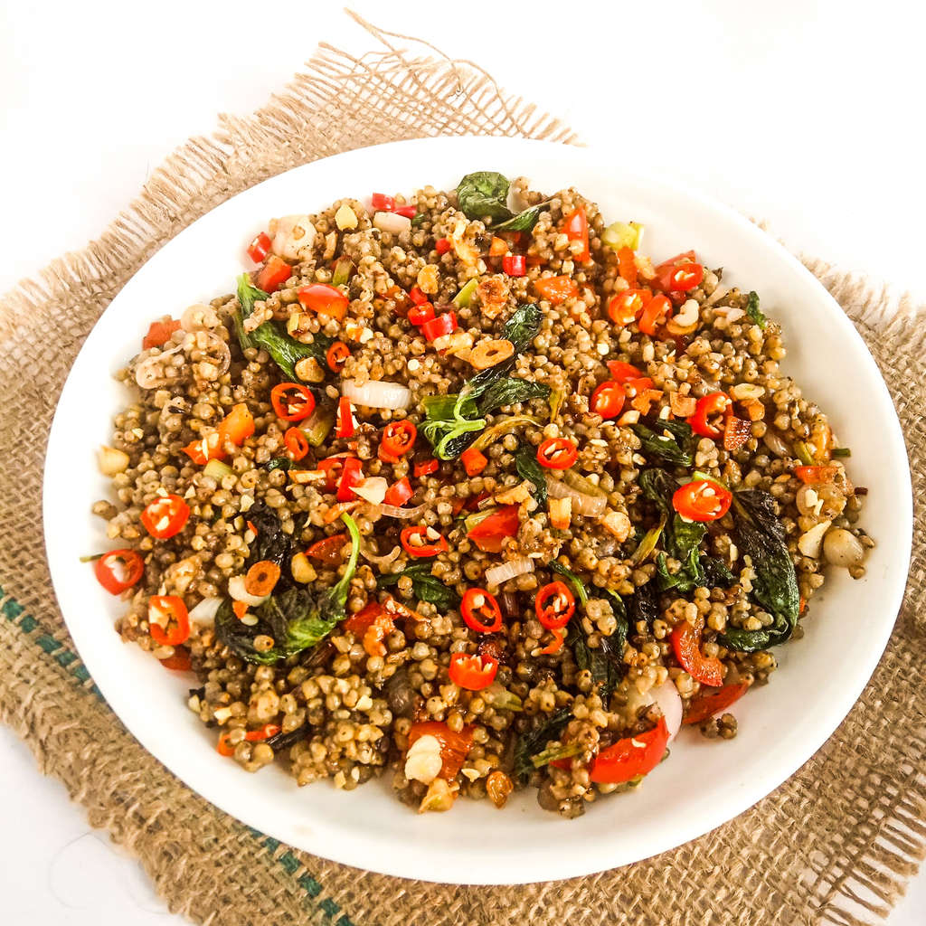 Burnt Garlic Basil Millet