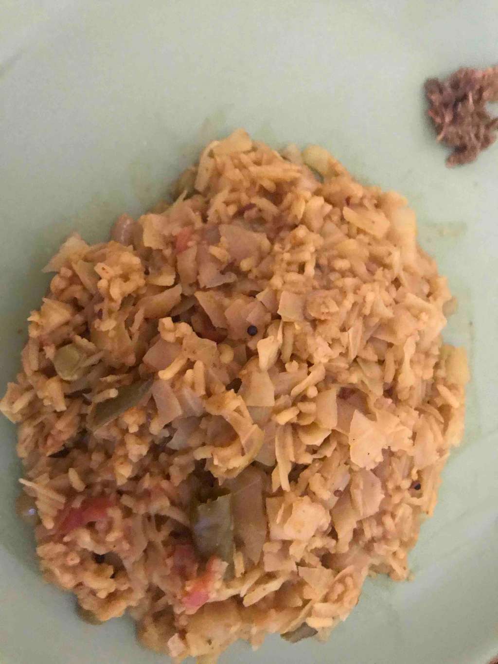 Cabbage & dal rice